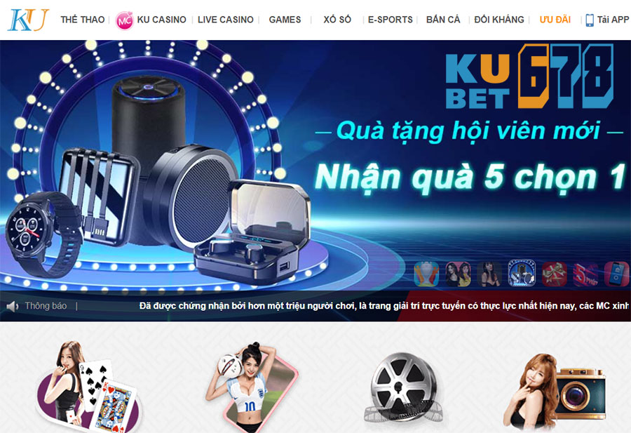 Chương trình ưu đãi hấp dẫn của Kubet